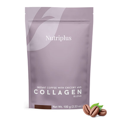 Collagen Kaffee- Instant Kaffee mit Chicorée und Kollagenmischung 100g